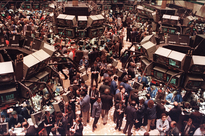 NYSE floor before